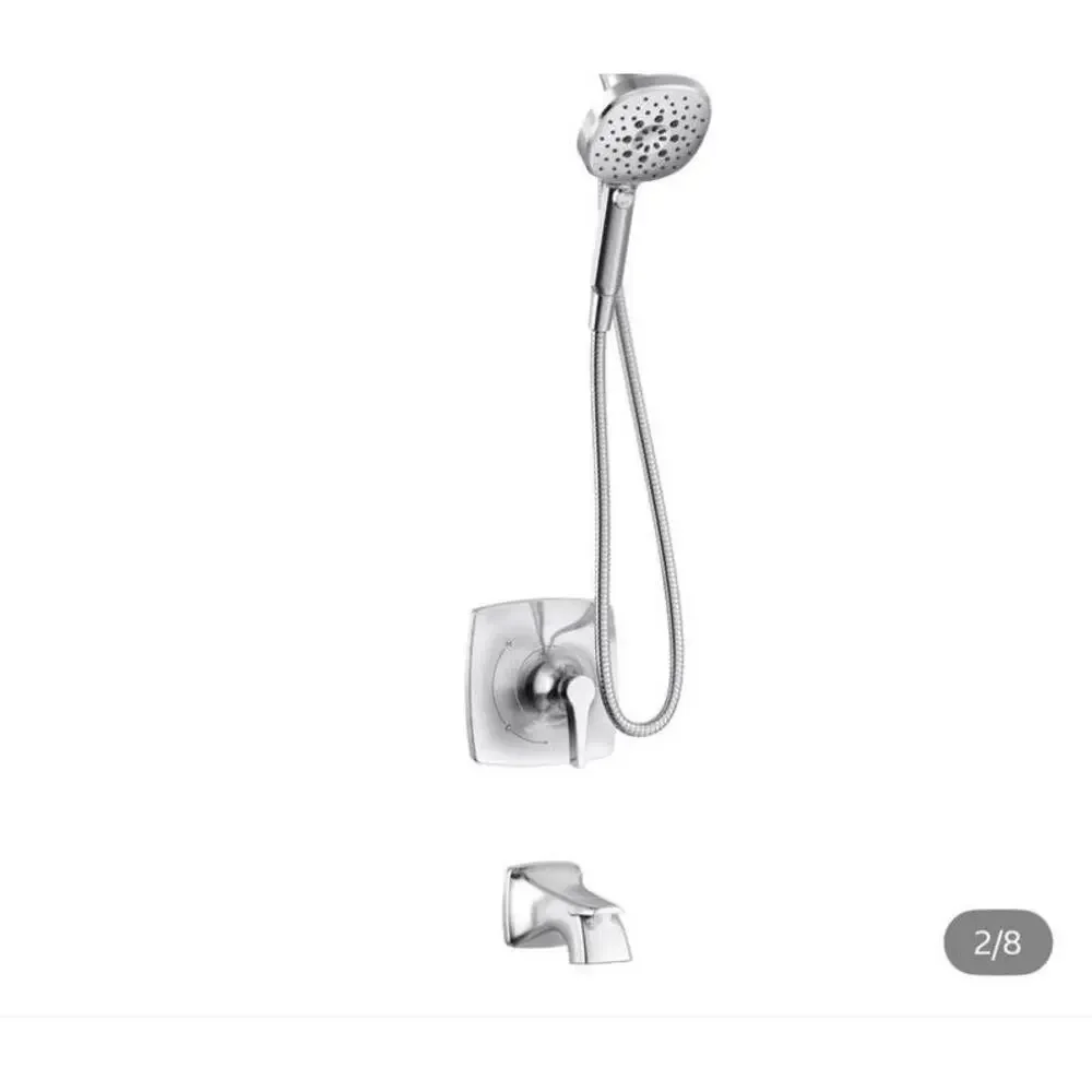 KOHLER Riverly Rite-Temp Bath & Shower Kit Polished Chrome Handshower NEW